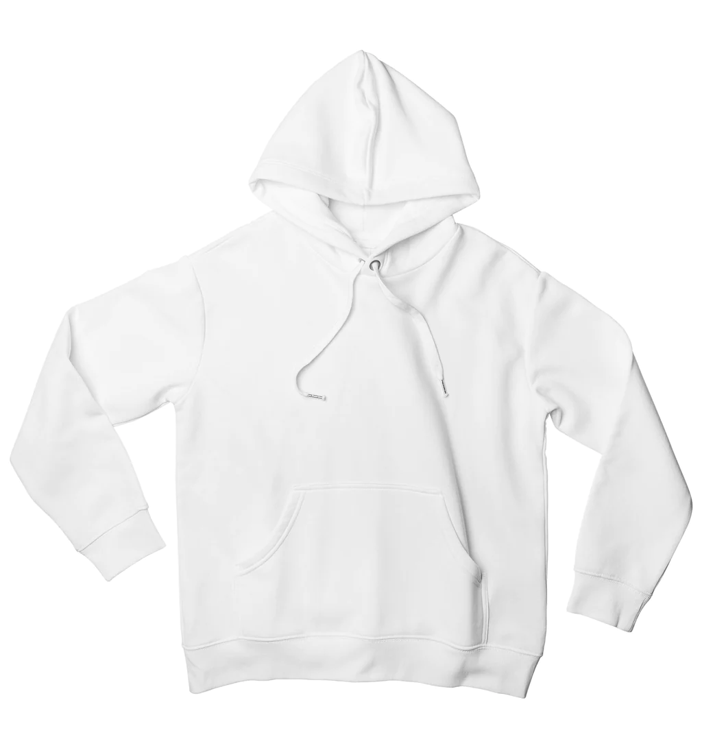 plain white hoodie