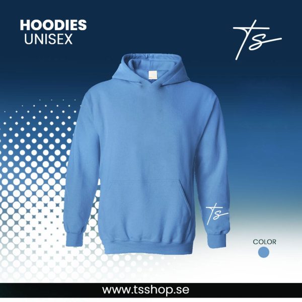 Plain Light Blue Hoodie | Ljusblå Hoodie