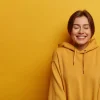 Plain yellow hoodie