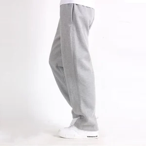 This is an image of Straight grey sweatpants | grå mjukisbyxor