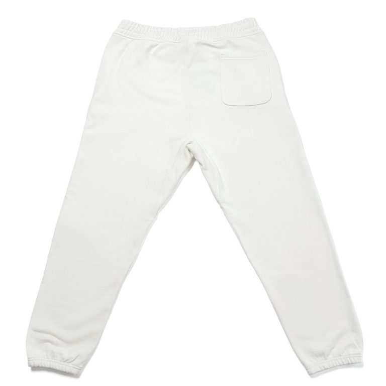 This is an image of straight white sweatpant