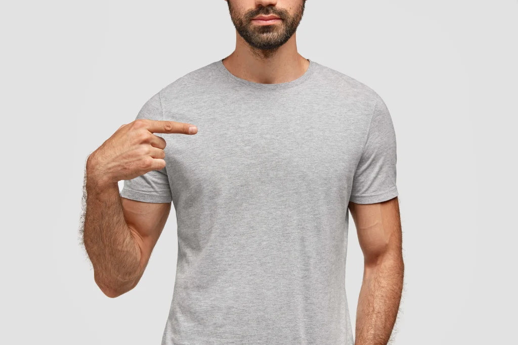 This is an image of Plain Grey T-Shirt | Unisex | TS