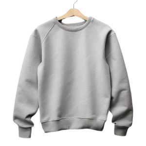 This is an image of Basic Grå Sweatshirt | Grey Sweatshirt