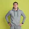 This is an image of basic grey hoodie | grå hoodie