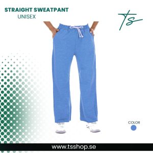 This is an image of Straight light blue Sweatpants