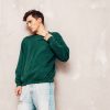 This is an image of grön sweatshirt | green swatshirt