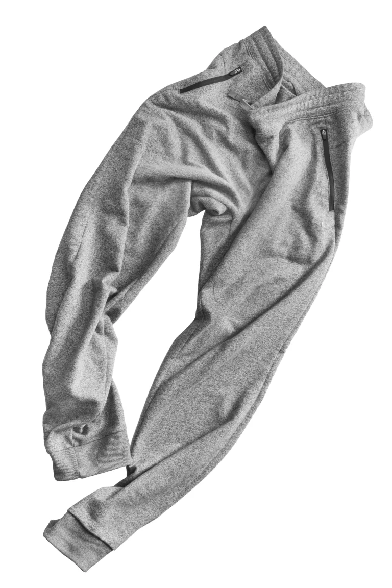 This is an Image of Straight Grey Sweatpant