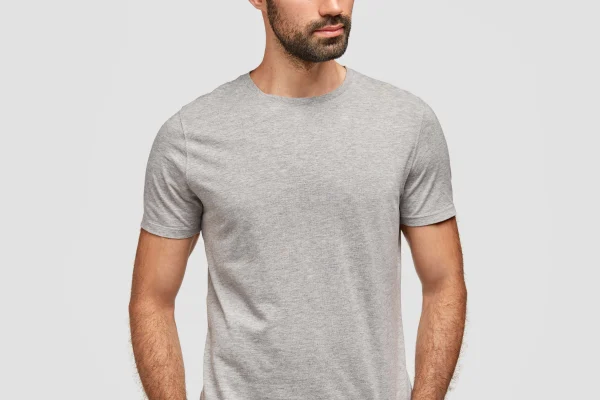 This is an image of Plain Grey T-Shirt | Unisex | TS