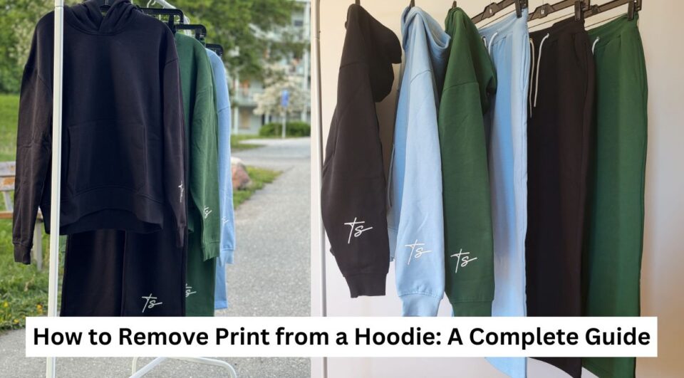 How to remove a print from a hoodie