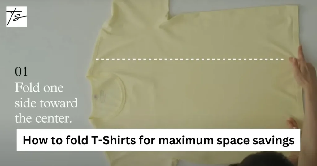 How to Fold T-Shirts for Maximum Space Savings