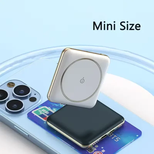 This is an image of Wireless Mini Power bank 10000 mah