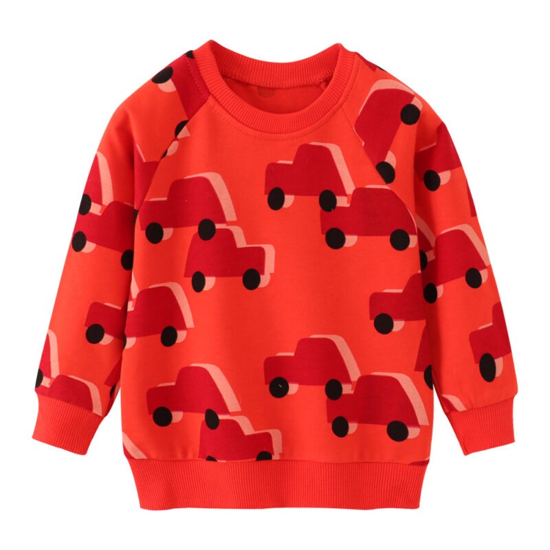 Children's Cartoon Long Sleeve Sweater Top