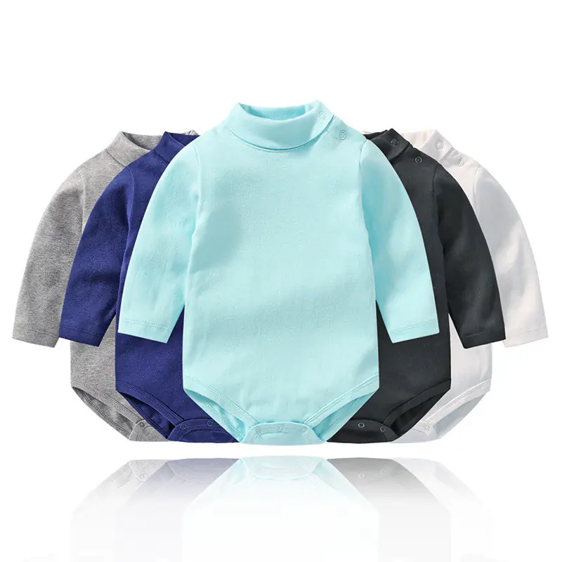 Baby Cotton Long-Sleeve Bodysuit – Soft, Stylish & Perfect for All Seasons