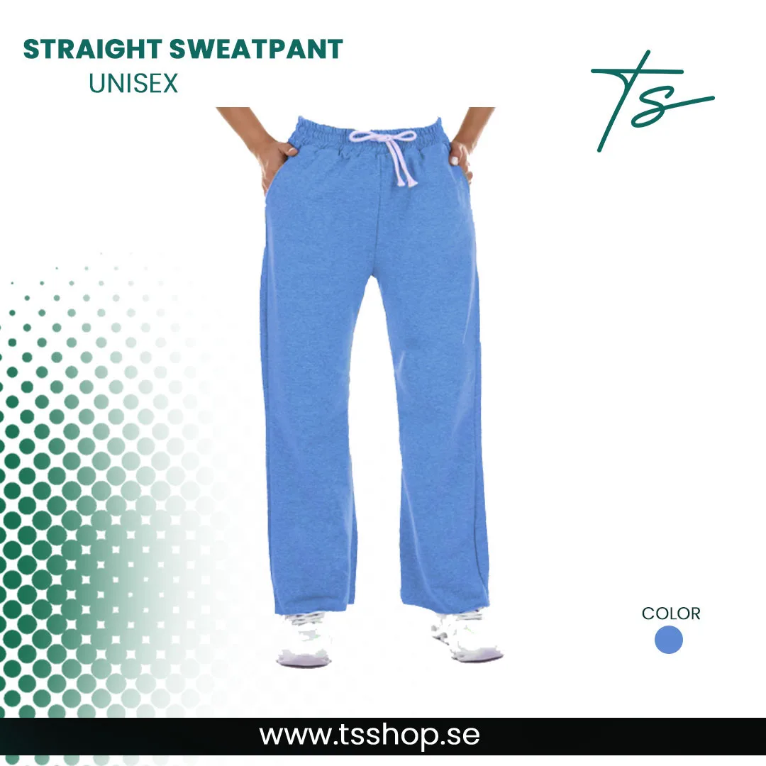 Straight Light Blue Sweatpants | Unisex | TS