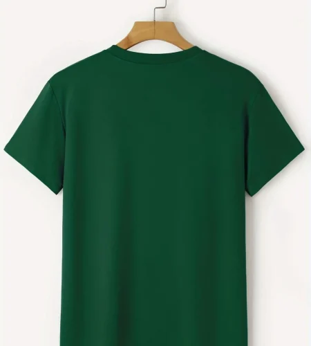 This is an image Plain Dark Green t-shirt